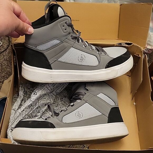 VOLCOM Evolve SKATE INSPIRED WORK SAFETY COMP TOE SLIP RESIST SNEAKERS 8.5 8 1/2 - Picture 7 of 14